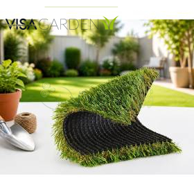 Barbade - Gazon synthétique 2x10 m Visa Garden - 1