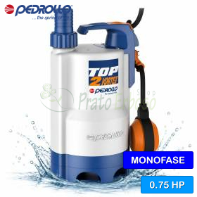 TOP 3 - VORTEX (10m) - Bomba de drenaje eléctrica de 0,75 HP para aguas sucias Pedrollo - 1