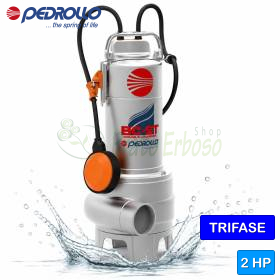 BC 20/50-ST - 2 PS dreiphasige, zweikanalige Abwasserpumpe Pedrollo - 1
