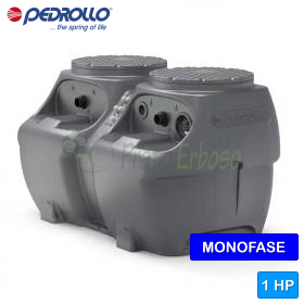 Station de relevage d'eau de pluie SAR 550-Dm 20 - 1 CV Pedrollo - 1