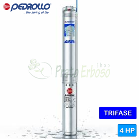 Pompe électrique submersible triphasée 4SR 18/12 N-PS - 4 CV Pedrollo - 1