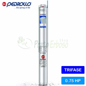4SR 1.5/11 S-PS - Elettropompa sommersa trifase da 0.75 HP Pedrollo - 1