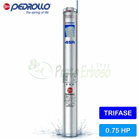 4SRm 2/9 S-PS - Elettropompa sommersa monofase da 0.75 HP Pedrollo - 1