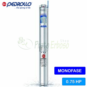 4SRm 4/6 S-PS - 0,75 PS einphasige elektrische Tauchpumpe Pedrollo - 1