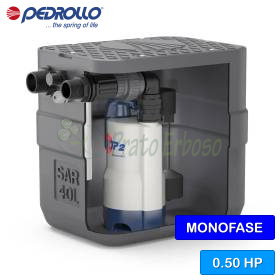 SAR 40-TOP 2-GM - 0.50 HP clear water lifting station Pedrollo - 1
