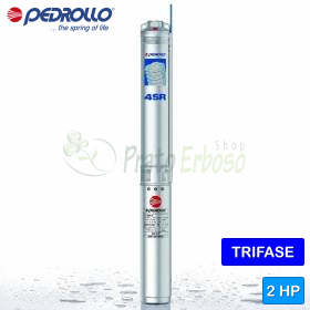 4SR 10/9 N-PS - 2 HP three-phase submersible electric pump Pedrollo - 1