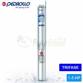 4SR 12/7 N-PS - 1.5 HP three-phase submersible electric pump Pedrollo - 1