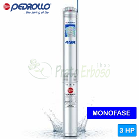 4SRm 12/13 N-PS - 3 HP Single-Phase Submersible Electric Pump - Pedrollo