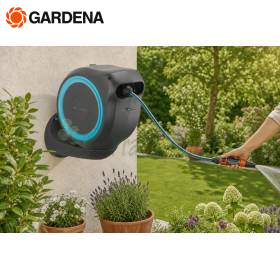 RollUp M/L - Wall-mounted hose reel - Gardena