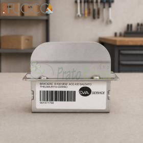Braciere metallico per stufa a pellet 8 kW con etichetta codice 901571700