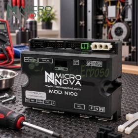 Placă de bază Micronova N100 pentru sobă pe peleți, cu afișaj cu 6 taste