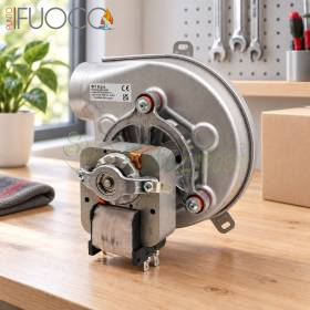 Ventilator ajri metalik për pajisje ngrohjeje, model 951061500 në tavolinë pune