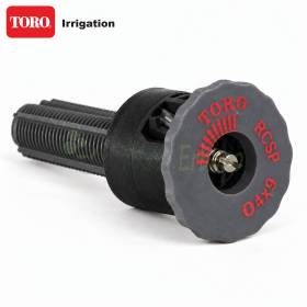 Toro RCSP 04x9 rectangular band nozzle with black ribbed filter and gray adjustment cap