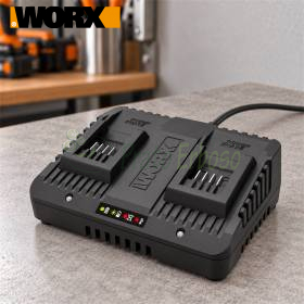 WA3772 - Caricabatterie doppia postazione 20 V