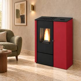 Aurora - 8 kW roter Pelletofen