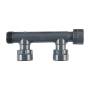M301-010-2 - 1" 2-Outlet Pipe Manifold