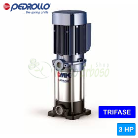 MK 8/6 - 3 HP three-phase vertical multistage electric pump Pedrollo - 1