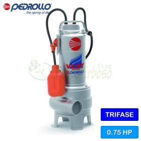 VX 8/35-ST - pompë elektrike trefazore VORTEX 0,75 HP për ujërat e zeza