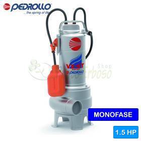 VXm 15/35-ST - Elettropompa per acque luride VORTEX monofase da 1.5 HP