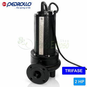 Elettropompa sommergibile TR 1.5 trituratore 2 HP in ghisa