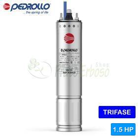 Motor 4PD/1.5 - 4" me rikthim 1.5 HP trefazor 400 V Pedrollo - 1