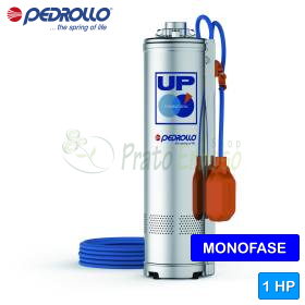 UPm 2/4-GE (10m) - 1 HP single-phase submersible electric pump with float Pedrollo - 1