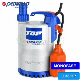 TOP 1 (5m) - 0.33 HP Clear Water Drainage Pump Pedrollo - 1