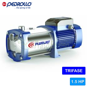 PLURIJET 3/200 - Bomba eléctrica multiimpulsor autocebante trifásica de 1,5 HP Pedrollo - 1