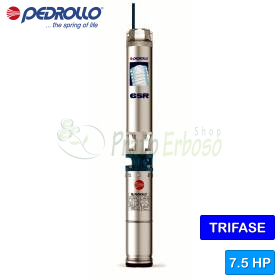6SR44/5 - PD - electropompa submersibila trifazata 7,5 CP Pedrollo - 1