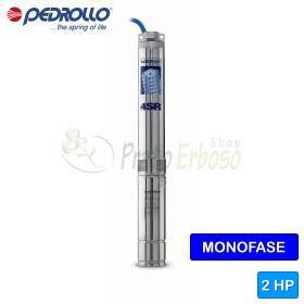 4SRm 10/9 N-PD - Electrobomba sumergible monofásica de 2 HP Pedrollo - 1