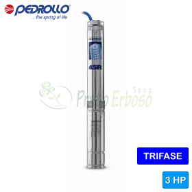 4SR 10/13 N-PD - Pompă electrică submersibilă trifazată de 3 CP Pedrollo - 1