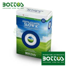Slow K 13-5-20 + 2 MgO - Fertilizzante per prato da 4 Kg