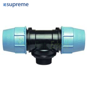 S090020034 - 90 Degree Compression Tee 20 x 3/4" x 20