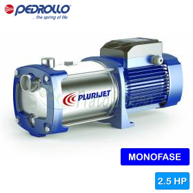PLURIJETm 5/130 - 2,5 PS einphasige, selbstansaugende Mehrlaufrad-Elektropumpe Pedrollo - 1