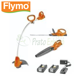 Set a batteria Flymo C-Li 20V3N1 3 in 1
