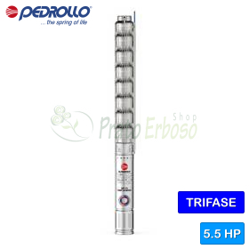 4HR 10/28 - PD - Electrobomba sumergible trifásica de 5,5 HP Pedrollo - 1