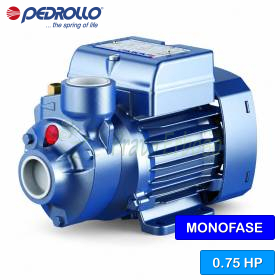 PKm 65 - Electrobomba con impulsor periférico monofásico de 0,75 HP