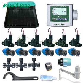 KI-RB-6Z9PZ - Kit irrigazione Rain Bird a 6 zone 9V