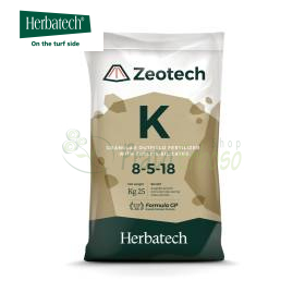 Fertilizante para césped Zeotech K - 25 kg