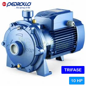 2CP 40/180A - Electrobomba centrífuga trifásica de doble turbina de 10 HP Pedrollo - 1