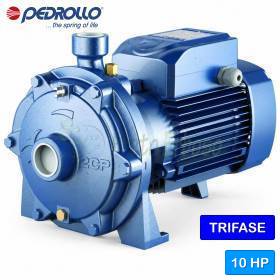 Pompe centrifuge triphasée à double turbine 2CP 40/180A - 10 CV