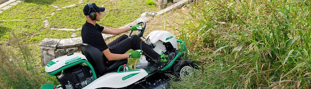 Cross mower